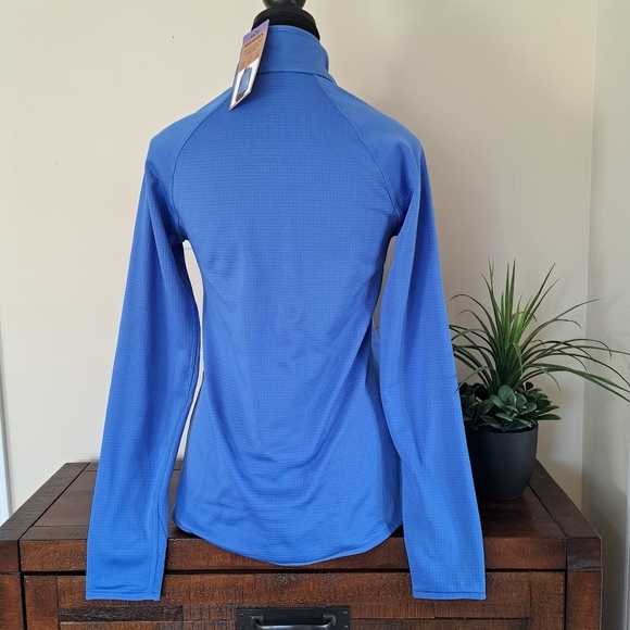 Eddie Bauer Activator Grid Fleece Half Zip Pullover Blue Women's XS Active Top - Picture 6 of 16